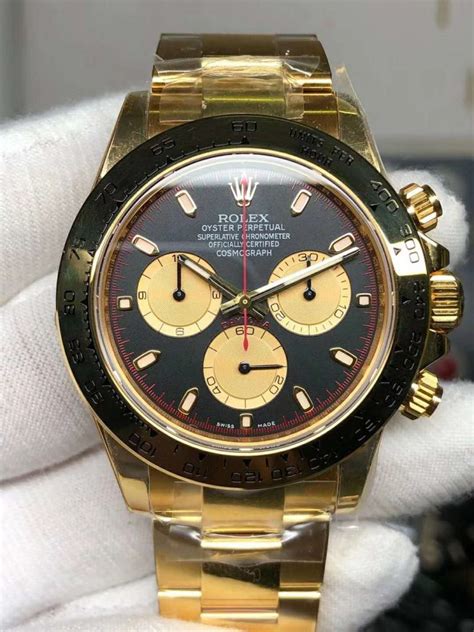 gold daytona rolex replica|rolex daytona real or fake.